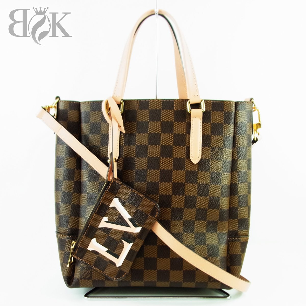 ヴィトン ベルモントNV BB N60297 ダミエ エベヌ 2WAY ハンドバッグ ショルダーバッグ SN0230 LOUIS VUITTON ■