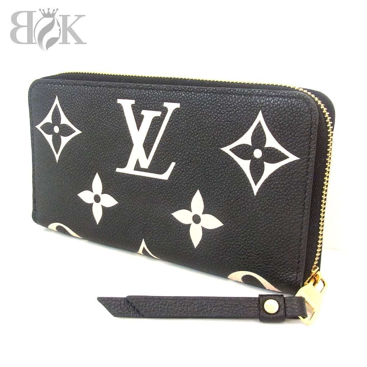 ルイヴィトン ジッピーウォレット モノグラム アンプラント バイカラー 長財布 M80481 RFID ICタグ LOUIS VUITTON 箱付き∞