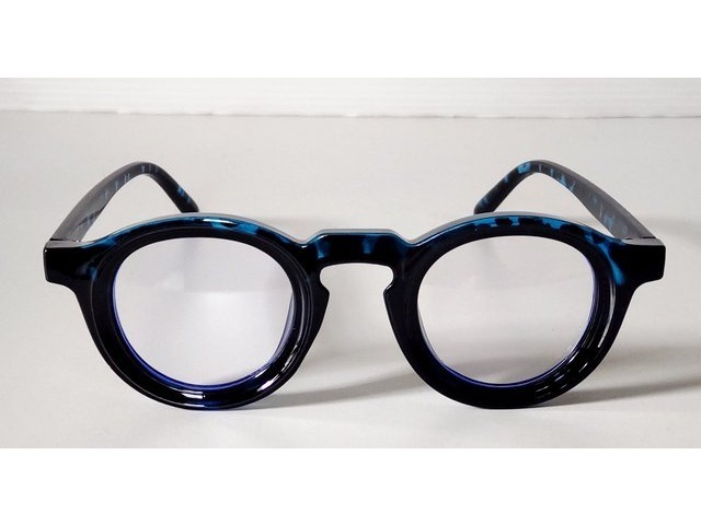 Boston Spur ボストンスパー メガネ ブルーブラックアニマル 02