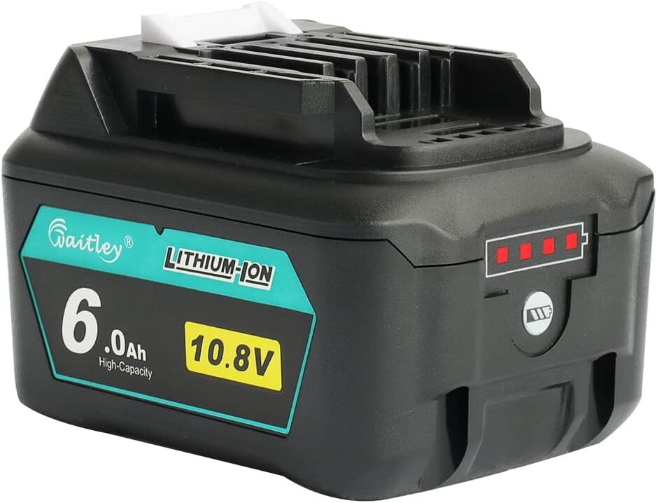 【新品】 Waitley マキタ互換 10.8Vバッテリー 6.0Ah 6000mah BL1015 BL1040 BL1060対応 マキタ10.8v バッテリー 