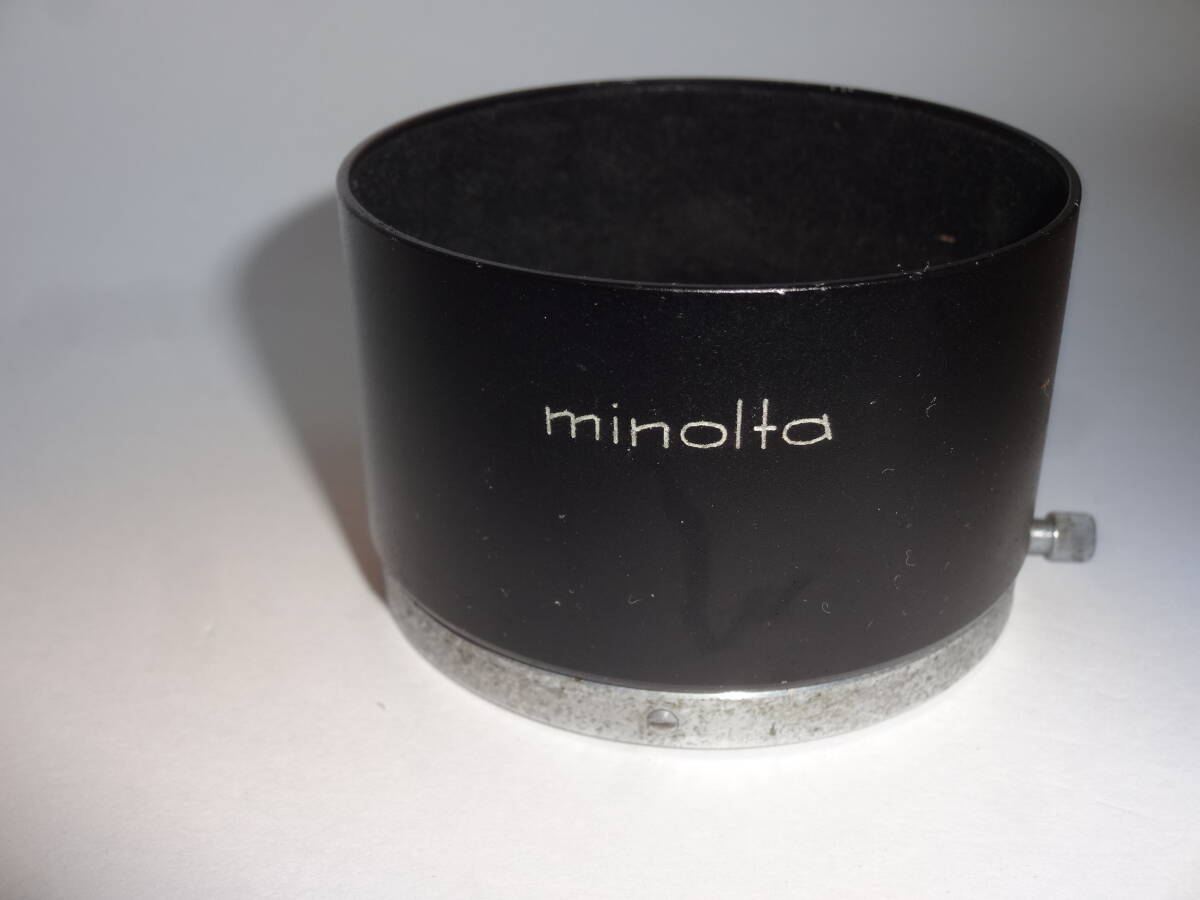 minolta D57KD ミノルタ オートロッコール100mm、135mm用 メタルフード レンズフード 3725