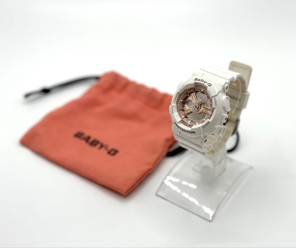 動作品■CASIO カシオ G-SHOCK Gショック デジアナ タフソーラー Baby-G BA-110 5338 腕時計 時計■兵庫県姫路市から 25-4620