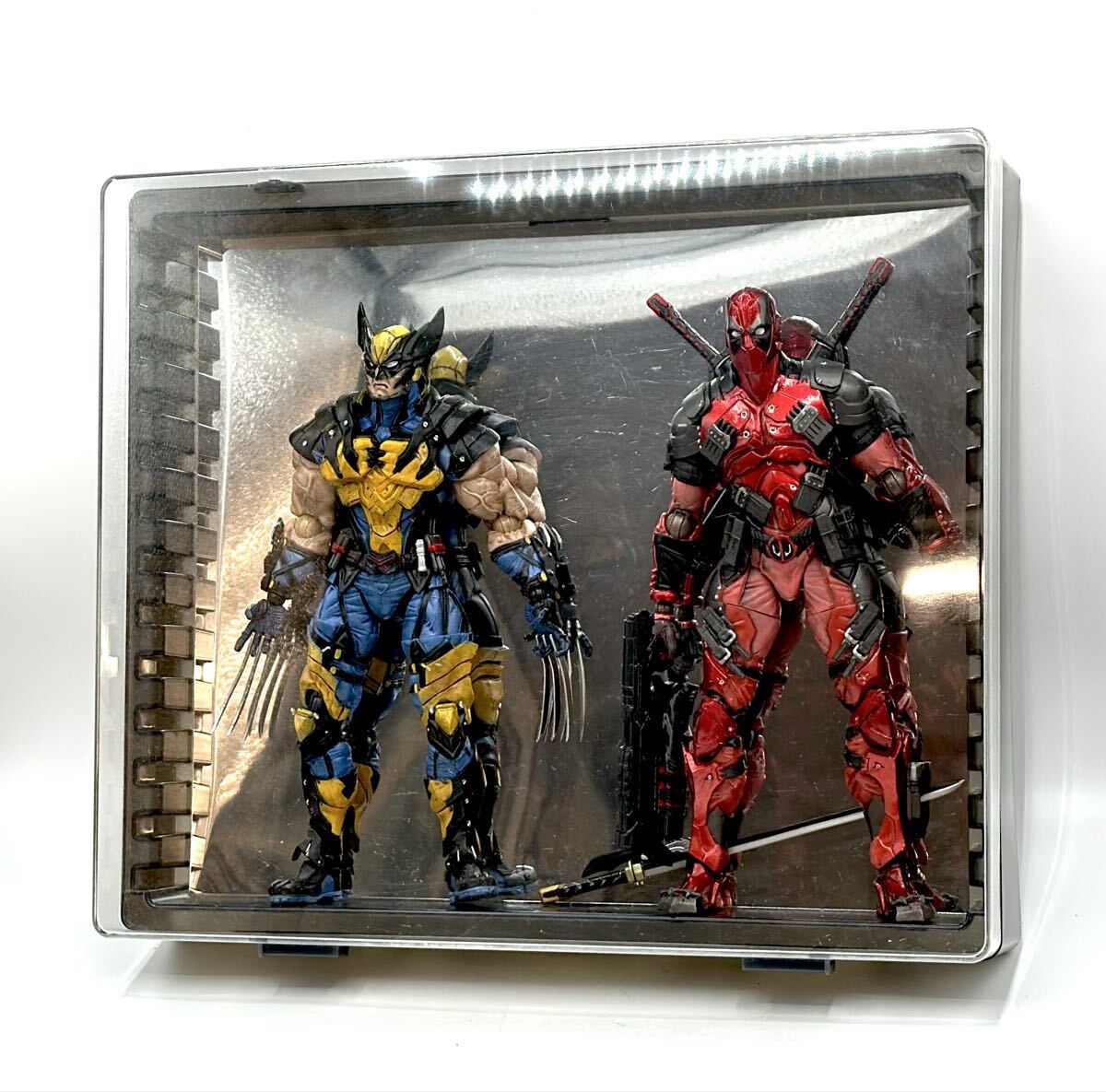 MARVEL マーベル デッドプール プレイアーツ改 ウルヴァリン 可動式 フィギュア アメコミ アクションフィギュア■兵庫県姫路市から 25-4099