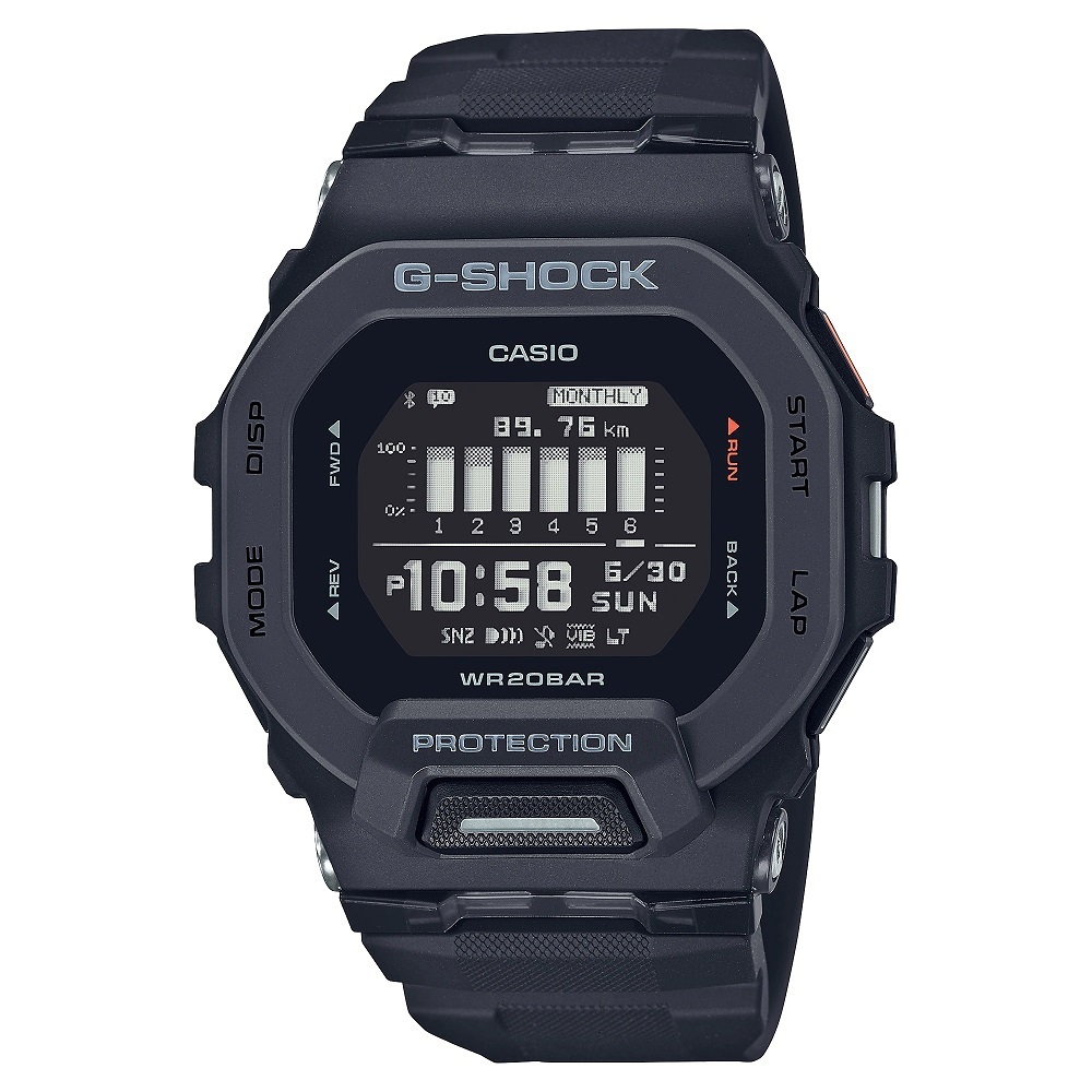 カシオCASIO G-SHOCK Gショック ジーショック G-SQUAD GBD-200-1JF【国内正規品】