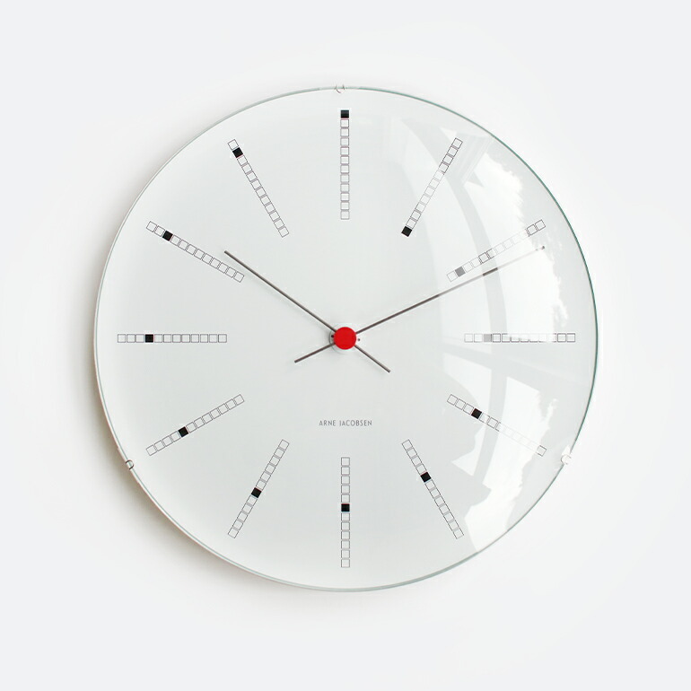 アルネ ヤコブセン 時計 壁掛け シンプル おしゃれ ARNE JACOBSEN Wall Clock Bankers 290mm