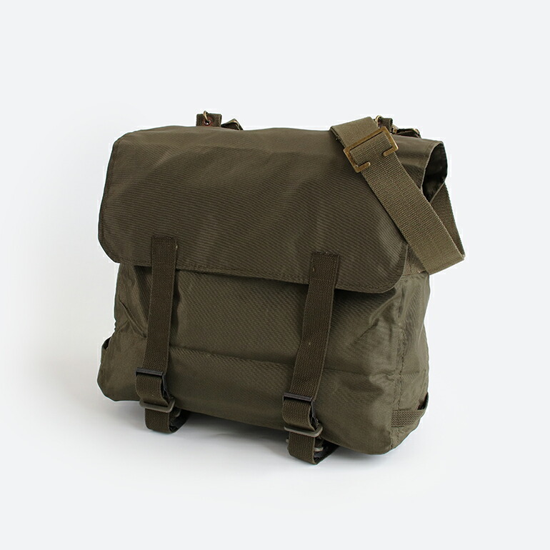 軍放出品 ショルダーバッグ パイロットバッグ デッドストック オーストリア軍 3WAY 2ストラップ/ショルダー ミリタリー オリーブ