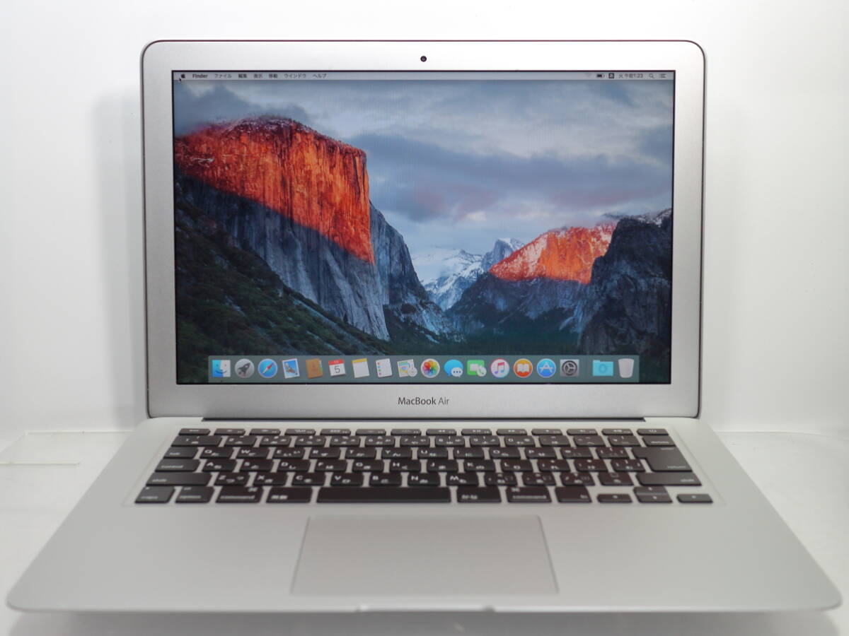Apple MacBook Air A1369 (13-inch,Mid2011)/Core i7 1.8GHz/4GBメモリ/SSD64GB/バッテリー正常/OS X El Capitan 10.11.6 #1007