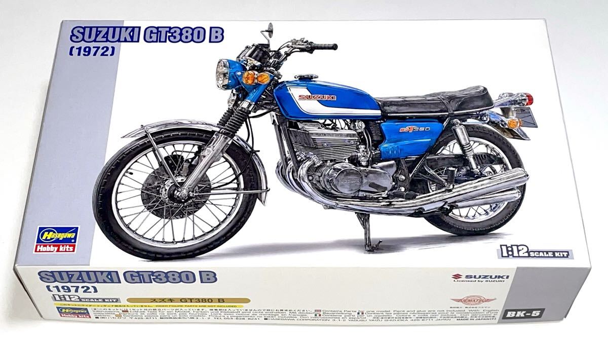 ハセガワ 21505 BK-5 1/12 スズキ GT380 B 〔1972〕 SUZUKI