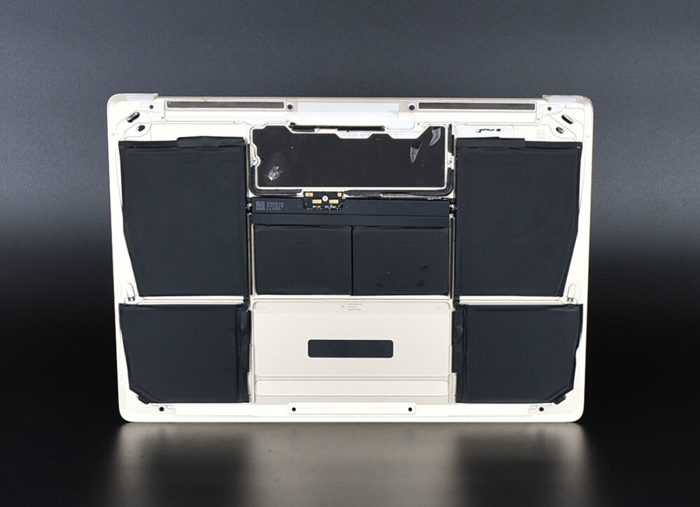 MacBook Retina 12 inch Early 2016 ゴールド A1534 バッテリー 635回 ボトムケース