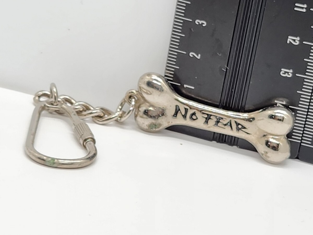 入手困難 レア NO FEAR ノーフィアー 骨型 キーホルダー[25J8検]ボーンboneフィギュア マスコット コレクションFigurine大森隆男 高山善廣