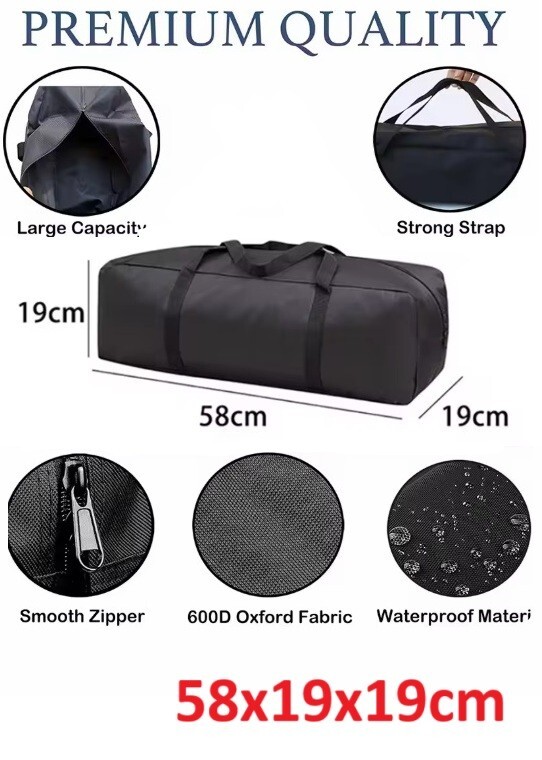 多目的 収納バッグ 58x19x19cm 望遠鏡キャリングケース ★ショルダーバッグ★防水★旅行 ハイキング キャンプ★ a473- 13