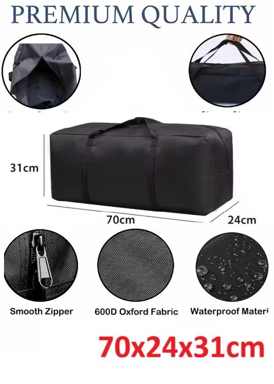 多目的 収納バッグ 70x24x31cm 望遠鏡キャリングケース ★ショルダーバッグ★防水★旅行 ハイキング キャンプ★ a473- 15