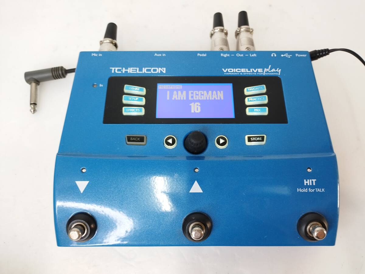 38 TC-HELOCON VOICELIVE Play ティーシーヘリコン ボーカルエフェクター 音響機器 