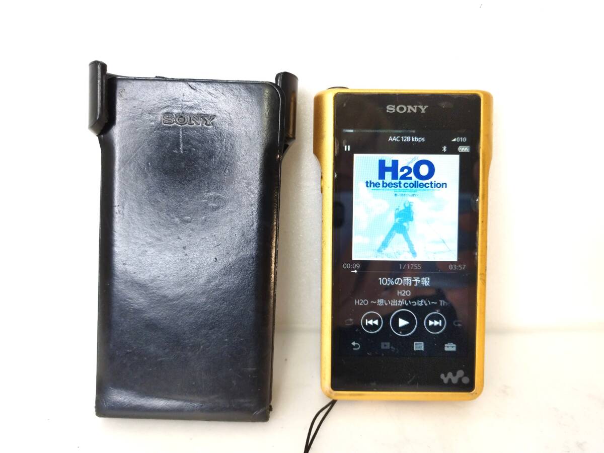 65 SONY WALKMAN NW-WM1Z ソニー ウォークマン デジタルオーディオプレーヤー 再生OK ゴールド ケース付