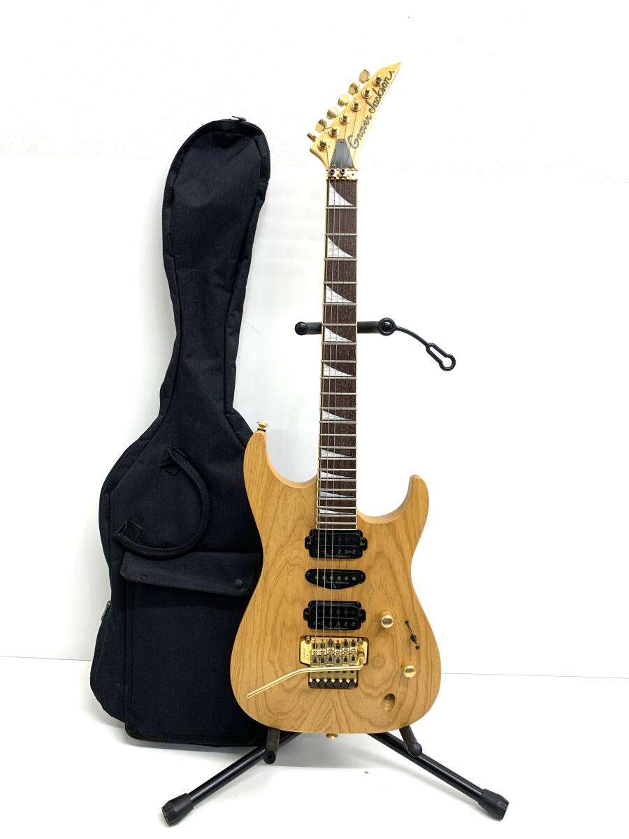 u760 GROVER JACKSON グローバージャクソン エレキギター ストラトキャスタータイプ ウッド系/ゴールド ペグ GOTOH 音出し確認済