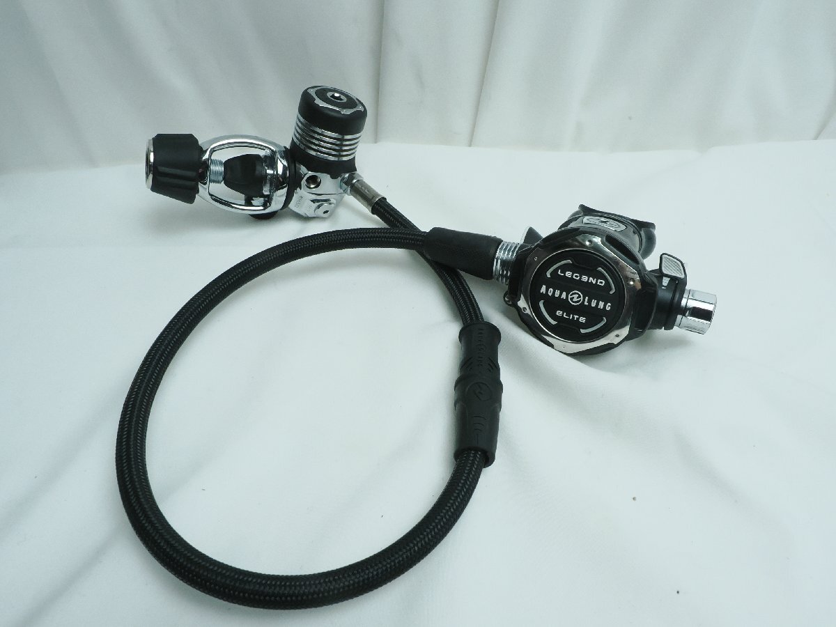 AQUALUNG アクアラング LEG3ND ELITE レジェンドエリート メッシュホース レギュレター 1DIVE ランク:AA レギュレーター [3FEE-64970]