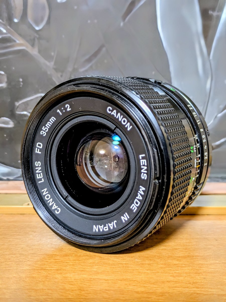 オールドレンズ 一眼レフカメラ 初心者 中古 一眼レフ CANON LENS FD 35mm F2【中古】