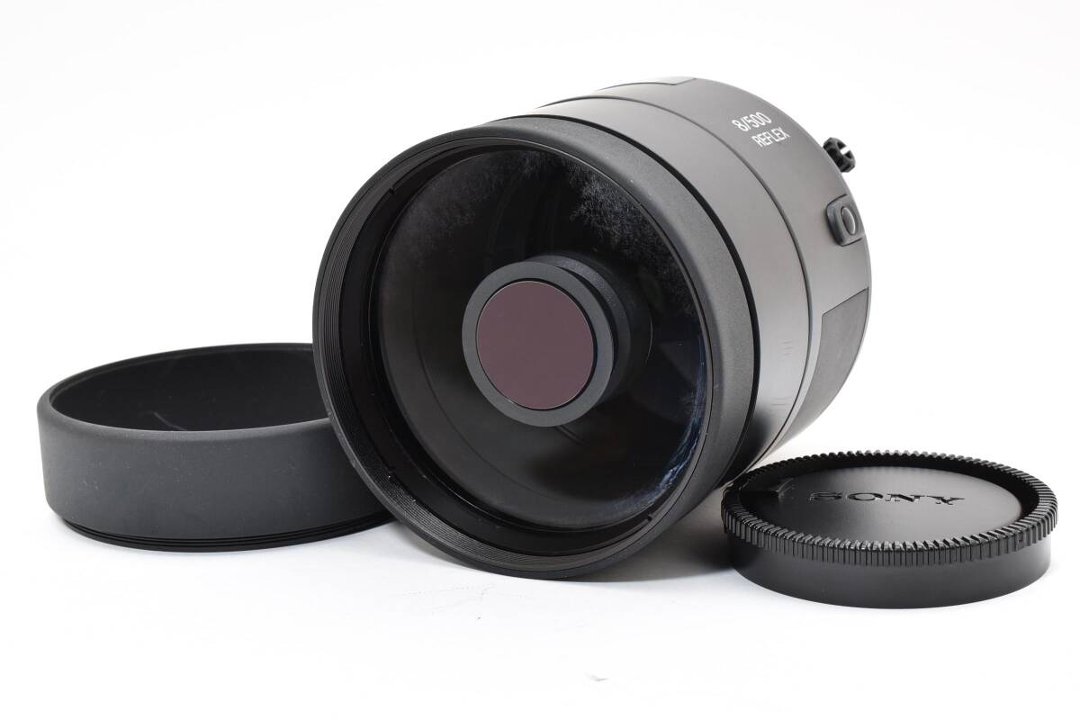 希少 SONY ソニー REFLEX 500mm F8 Aマウント ミラーレンズ 一眼レフ用交換レンズ 望遠単焦点 (5128)