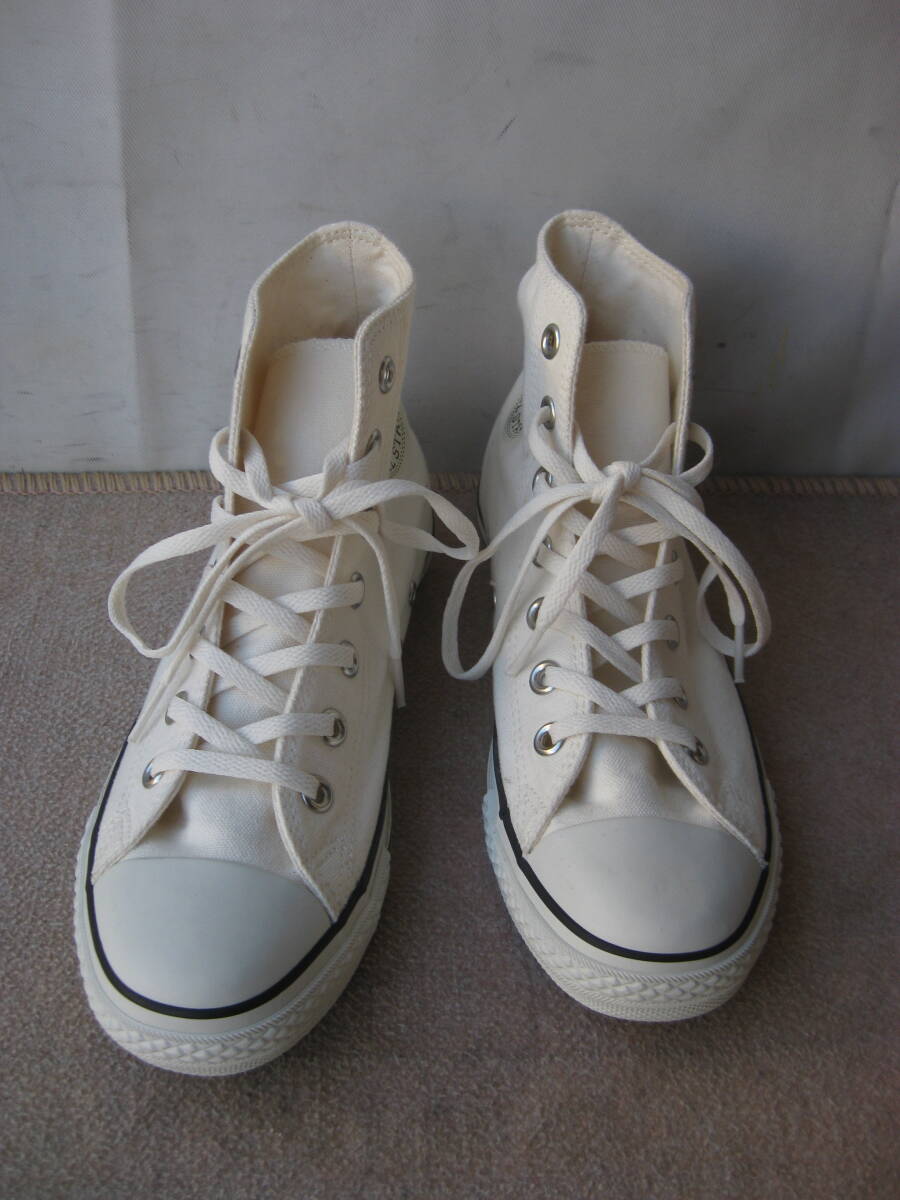 ★CONVERSE 　ハイカットスニーカー　1CK796　　 生成色　　２３.5cm　　美品