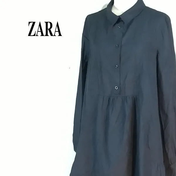 ZARA ポプリンシャツ チュニック ブラウス　ザラ