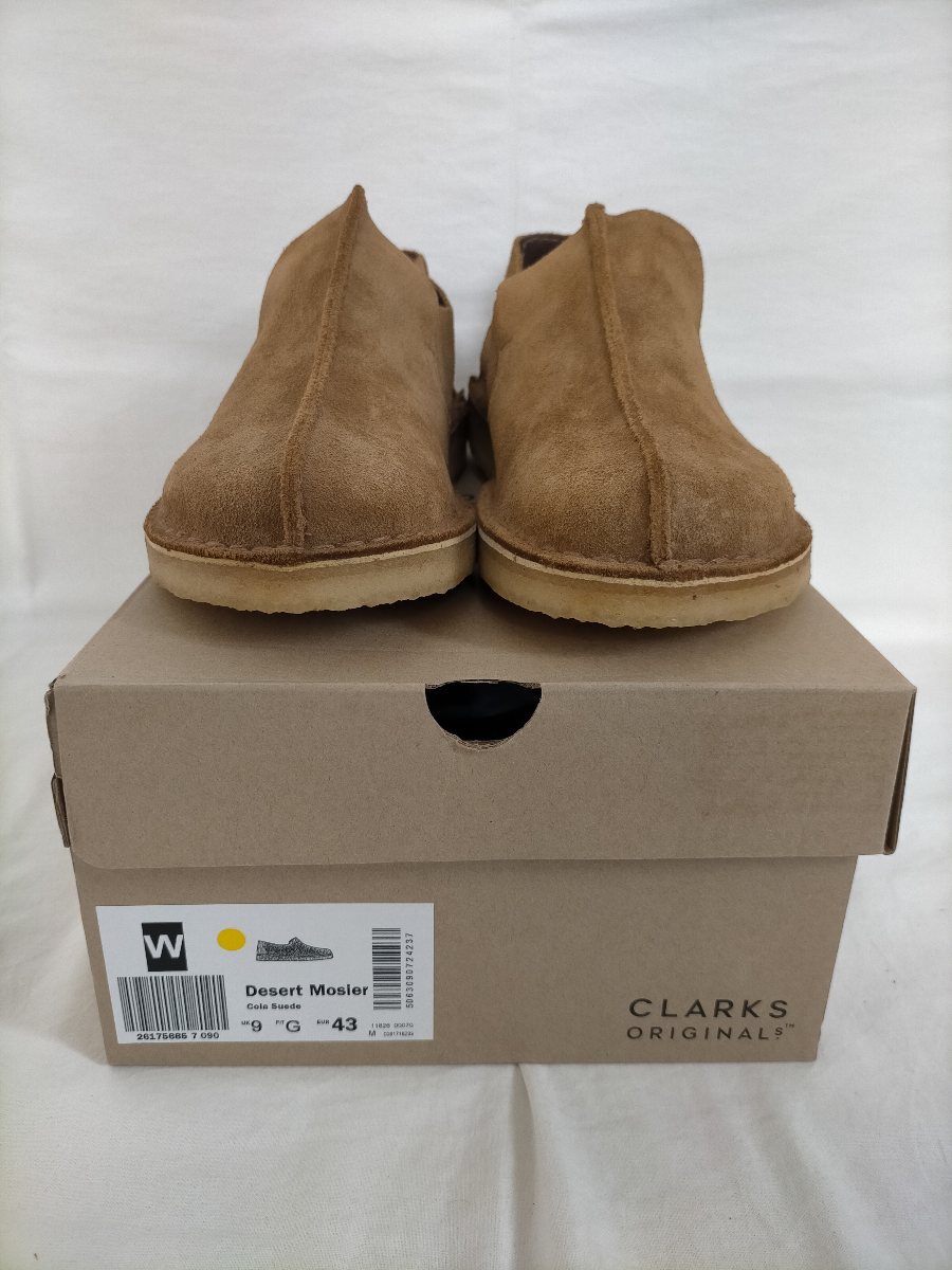 新品 箱付き 定価26400円 Clarks Desert Mosier クラークス デザートモジアー size-UK9 27cm ブラウン 26175685 ★デザートブーツ Clarks