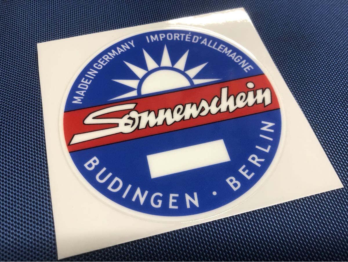 Sonnenschein ゾネシャイン ステッカー GERMAN 空冷 VW ビートル スプリット オーバル バス 356 911 ベンツ BMW ドイツ車 旧車 ビンテージ 