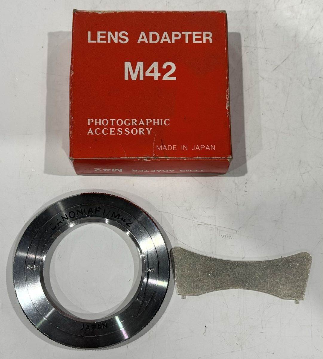 251019B☆ メーカー不明 Canon EOS AF用 LENS ADAPTER M42 レンズアダプター 元箱付 ♪配送方法＝おてがる配送ネコポス♪