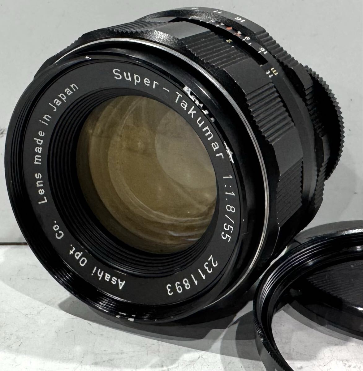 251020A☆ ASAHI PENTAX Super-Takumar 1:1.8/55 マニュアルレンズ おまけ付 ♪配送方法＝おてがる配送宅急便(EAZY)♪