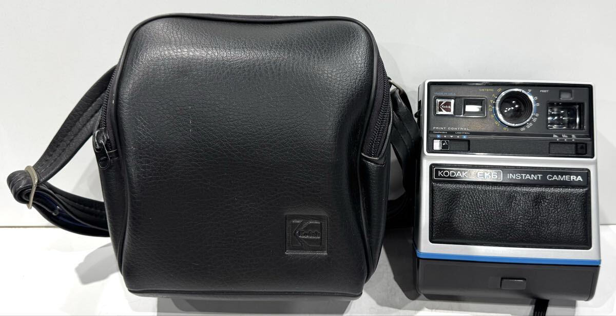 251006G☆ KODAK EK6 INSTANT CAMERA アンティーク インスタントカメラ ケース付 ♪配送方法＝おてがる配送宅急便(EAZY)♪