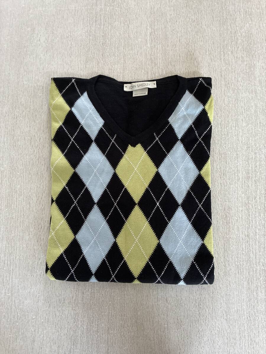 JOHN SMEDLEY ジョンスメドレーニット　黒　Sサイズ
