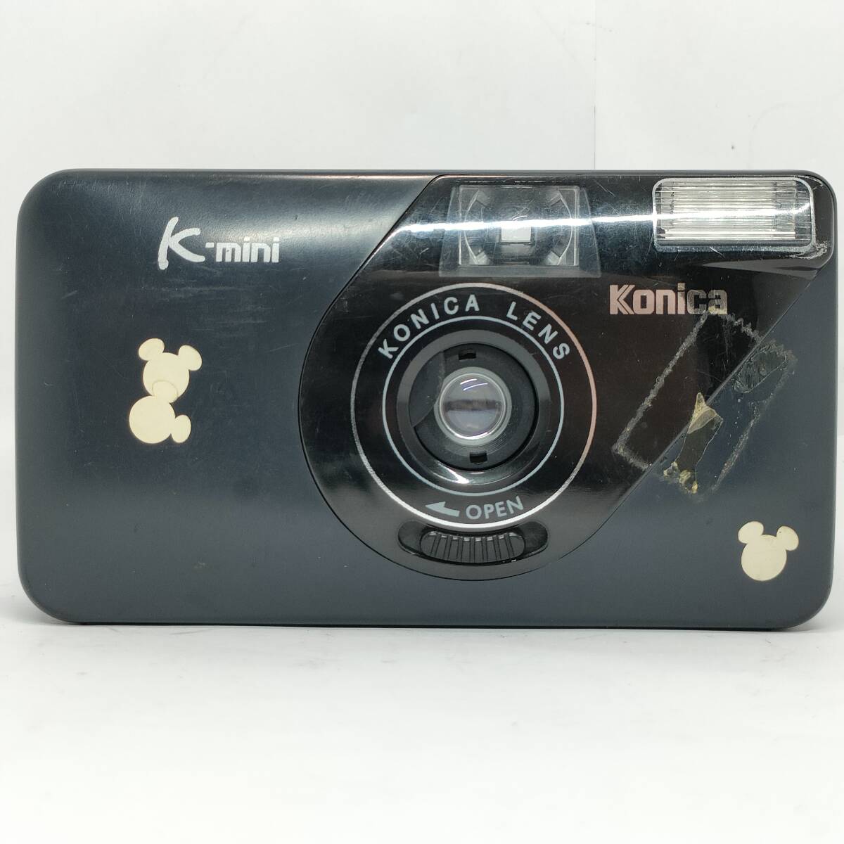 A424) KONICA K-mini コンパクトフィルムカメラ フタ閉まらず ジャンク
