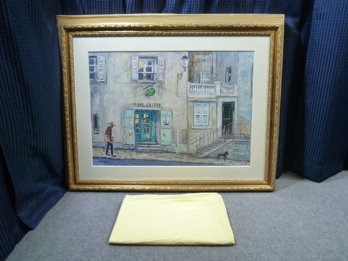 ◎ 嶋田幾雄 「パリ モンマルトル」 2004年 風景画 絵画 ◎