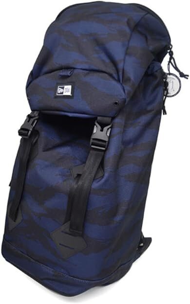 ＜　NEW ERA ニューエラ タイガーストライプカモ　ネイビー ブラック 28L　＞ リュックサック バックパック カバン ブランド 迷彩 カモフラ