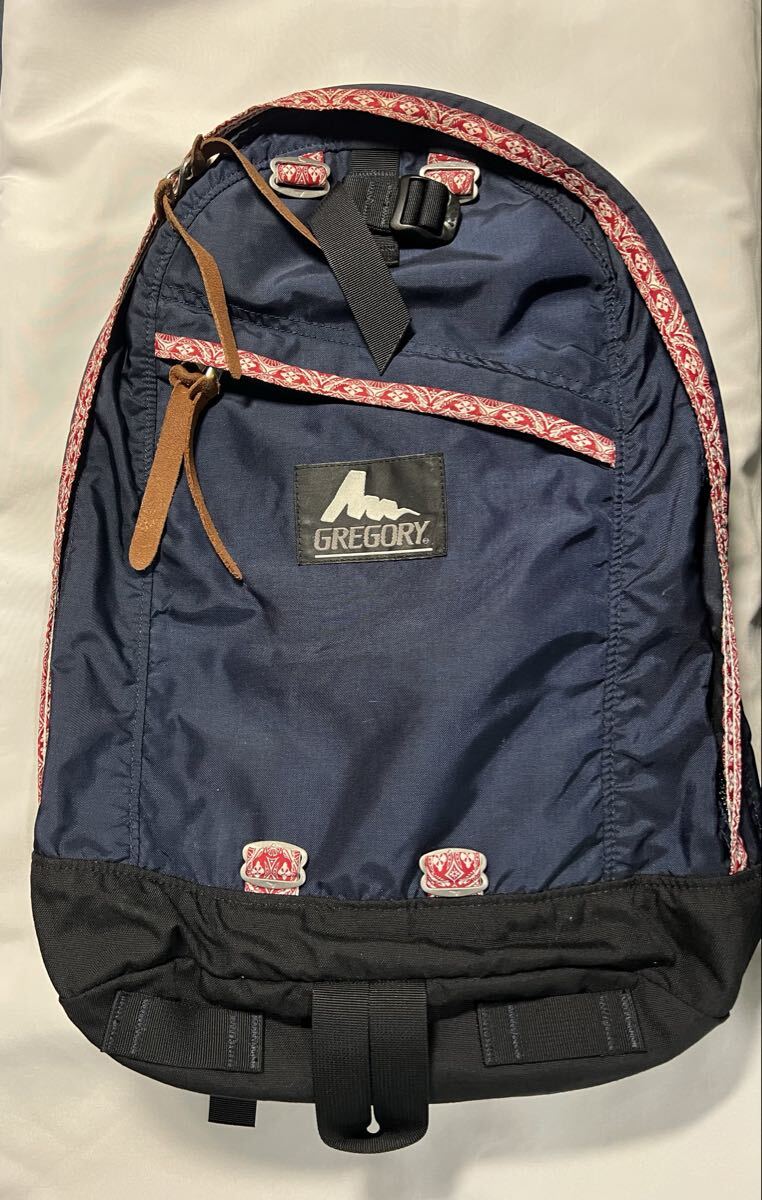 希少　GREGORY 銀タグ　デイパック　バンダナ　ネイビー　26L