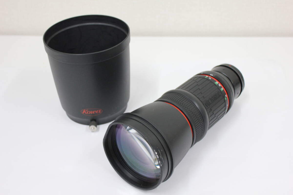 【光学美品】 コーワ Kowa Prominar 500mm F5.6 FL ニコンマウント レンズ + TP-100LH フードセット e3240