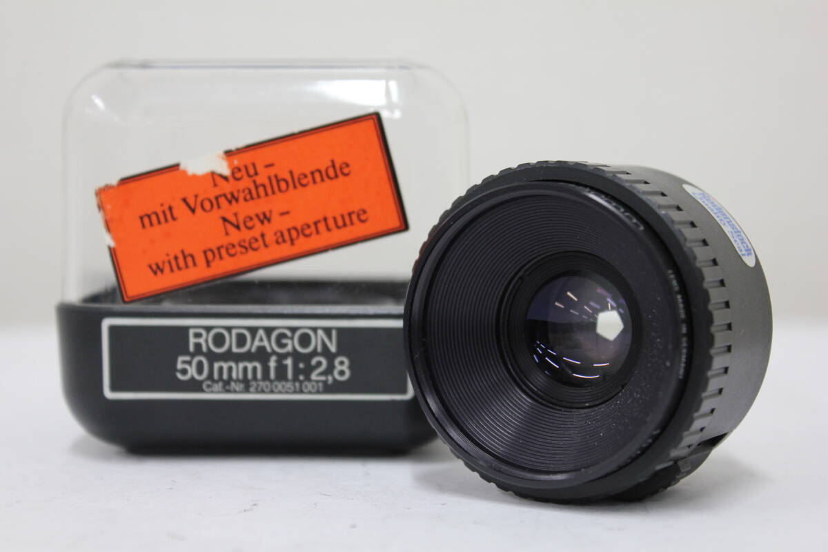 【返品保証】 Rodenstock Rodagon 50mm F2.8 ケース付き レンズ e3320