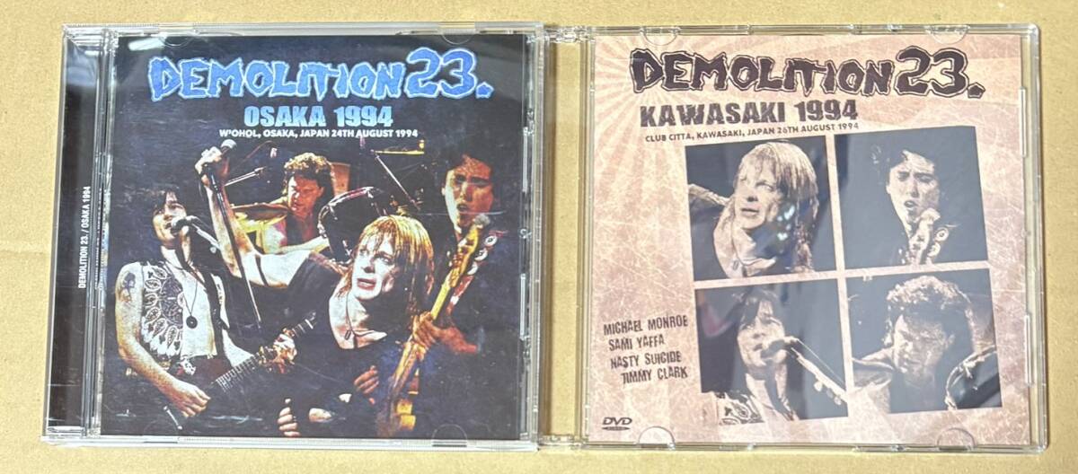 中古CD　DEMOLITION 23.　/　OSAKA 1994（KAWASAKI 1994のDVD付き）
