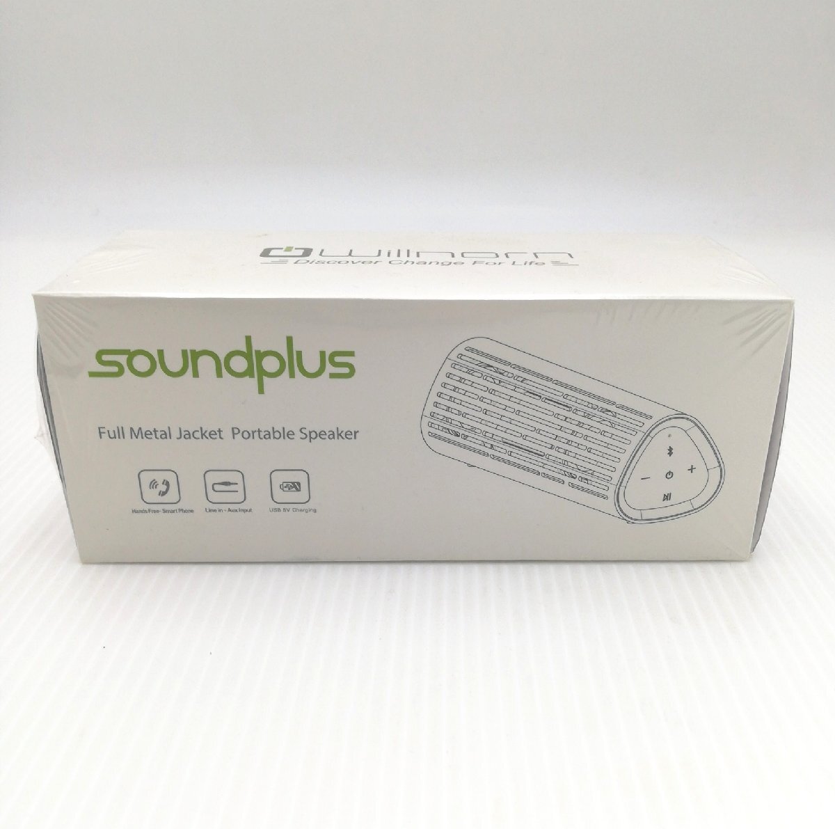 Willnorn soundplus MD-WNSP2 未開封 bluetooth ワイヤレス スピーカー ポータブルスピーカー 10W 【道楽札幌】