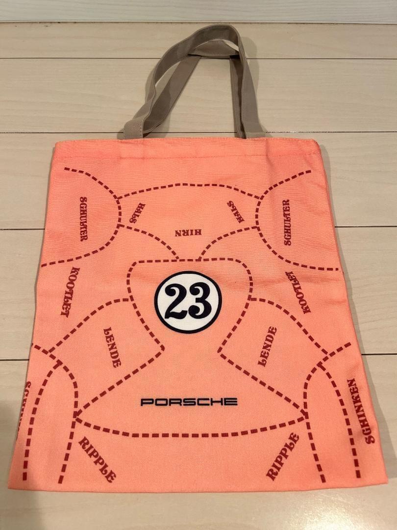 PORSCHE ポルシェ ピンクピッグ バッグ 23 23号車 豚　トートバッグ