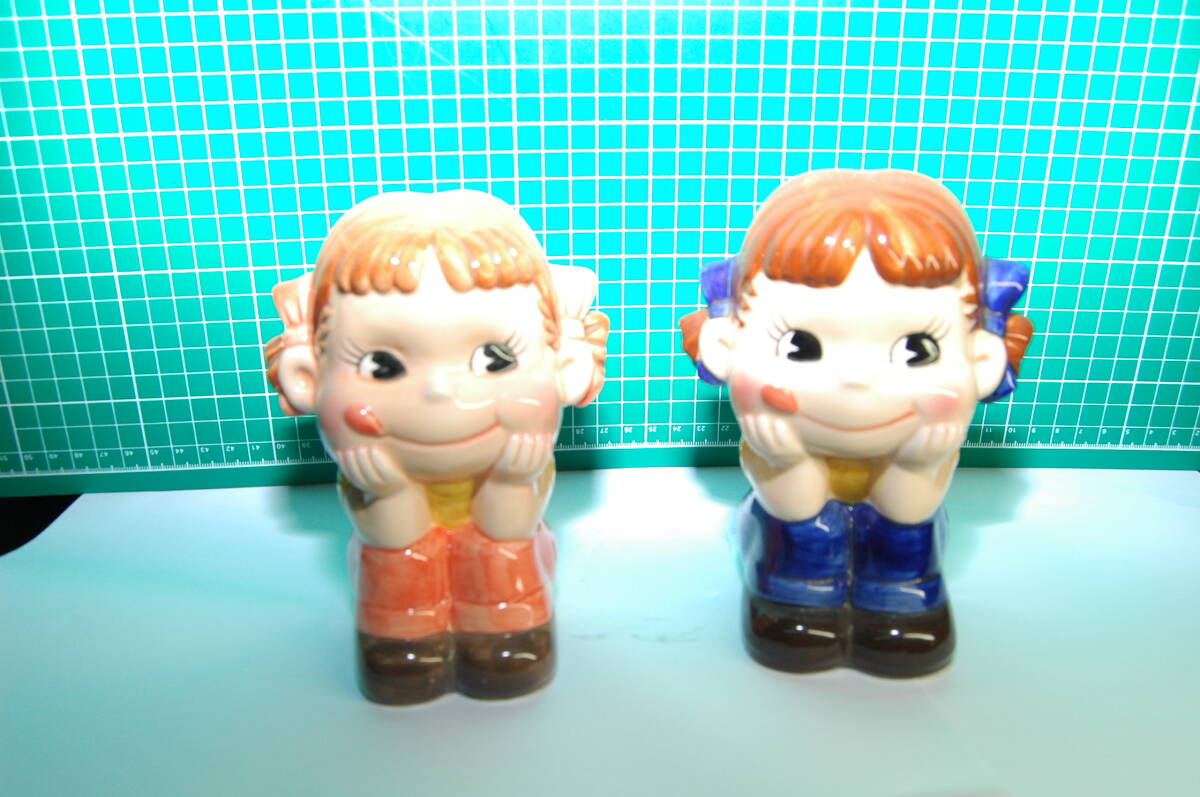 不二家製菓　お座りペコちゃん貯金箱　/　アンティーク　ビンテージ　キャラクター　広告