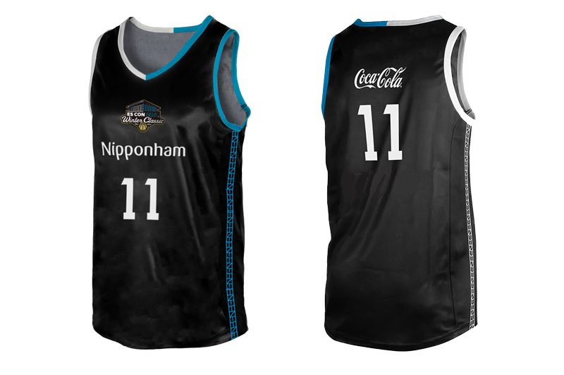 レバンガ北海道／Winter Classic／限定ユニフォーム／エスコンフィールド北海道／日本ハムファイターズ／富永啓生