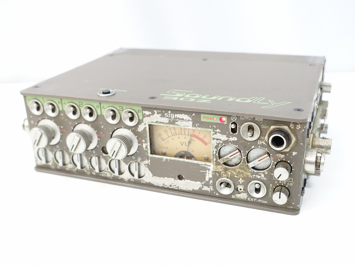 Sigma SS-302 ロケ用3CHミキサー ファンタム48V 動作品 *424391