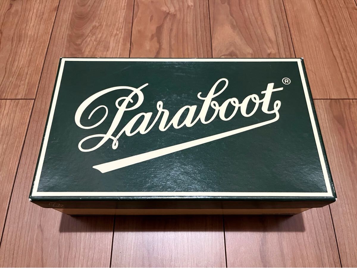 超激レア★旧パラブーツ純正ボックス説明書付き☆paraboot 空き箱 空箱 シューズボックス CHAMBORD ミカエル シャンボード ランス　
