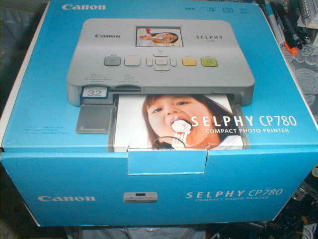 動作品キャノン Canon SELPHY CP780 昇華型コンパクトフォトプリンター