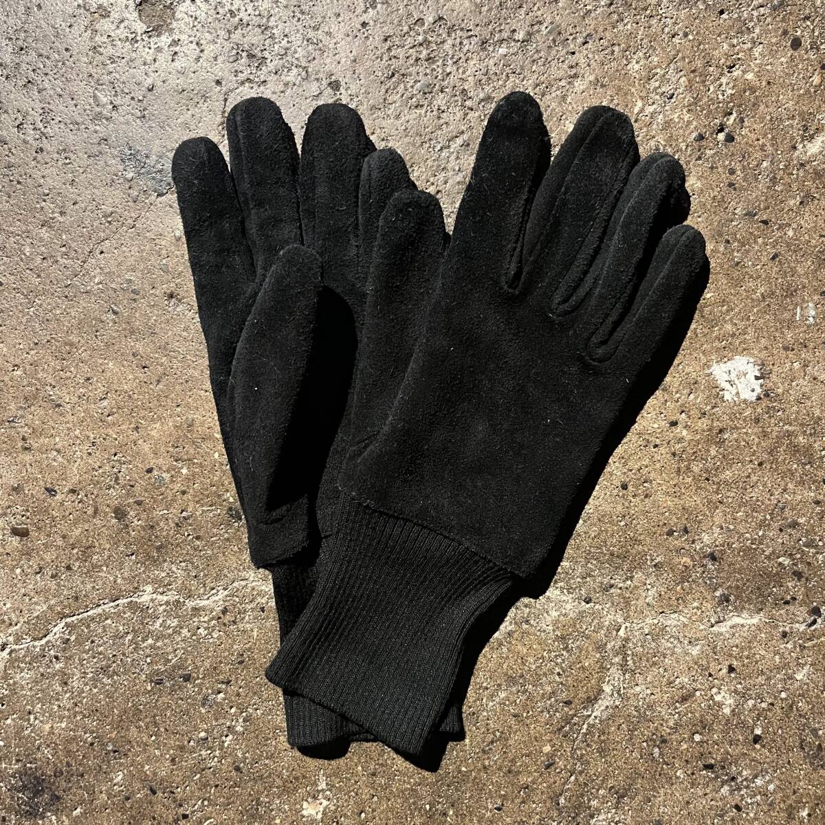 COMME des GARCONS HOMME 90aw レザーグローブ ブラック コムデギャルソンオム 1990aw AD1990 90s 25cm 手袋