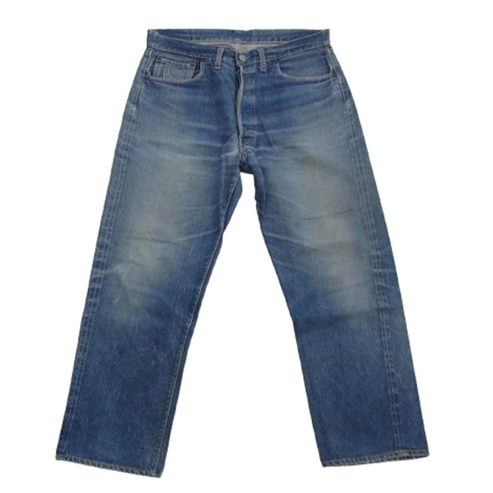 Levi's リーバイス ヴィンテージ オリジナル 60s 501XX ボタン裏刻印J 足長R センターループ デニム パンツ インディゴブルー系【中古】