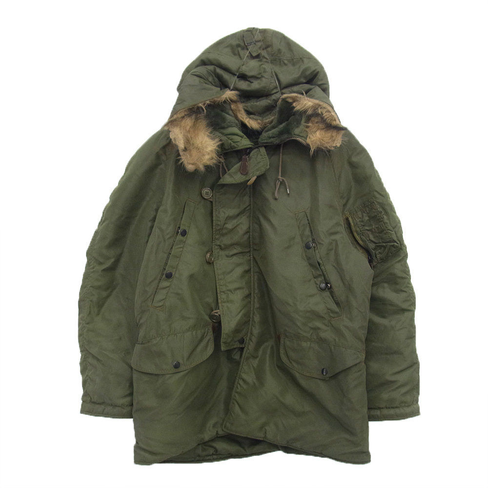 Buzz Rickson's バズリクソンズ M18843 M品番 UNITED CARR ユナイテッドカー N-3B ミリタリー フライトジャケット グリーン系 M【中古】