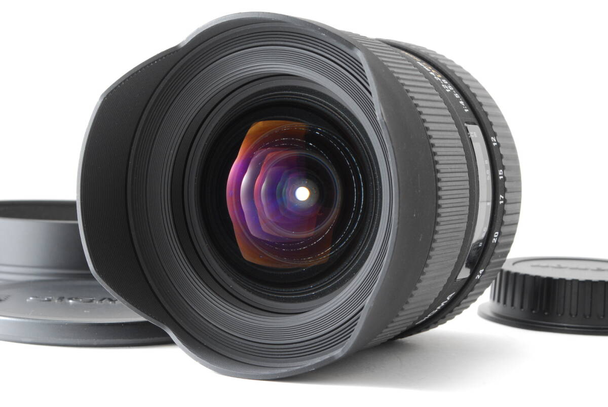 【超美品】Sigma AF 12-24mm f/4.5-5.6 EX DG HSM Wide Angle Zoom Lens Canon シグマ 望遠レンズ キャノン #B-415