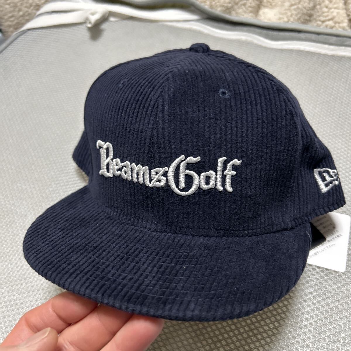 newera NEW ERAビームスゴルフ キャップ　コーヂィロイ新品　紺色