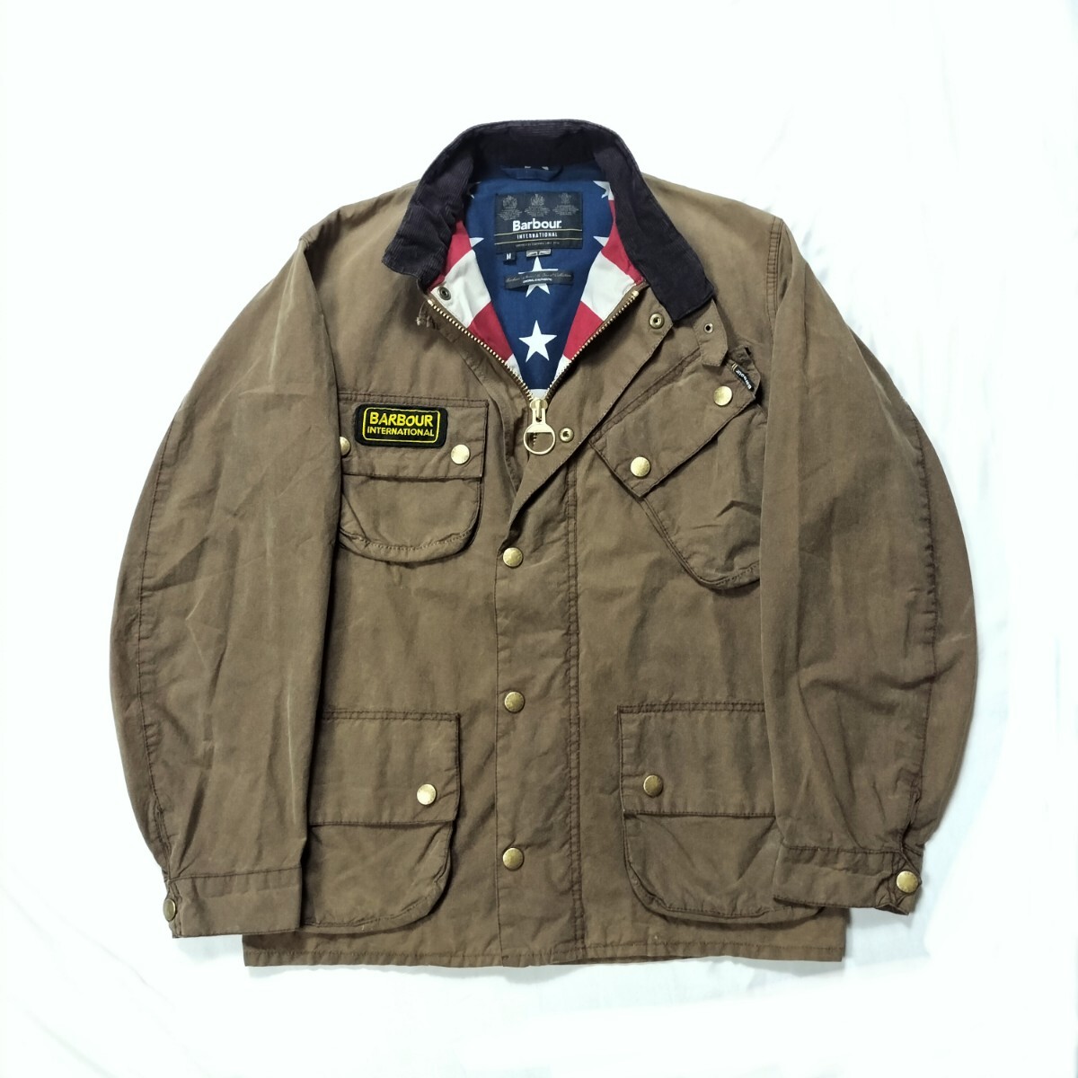 希少 Barbour International washington M 　steve mcqeen オリーブ　スティーブ・マックイーンバブアー インターナショナル ワシントン
